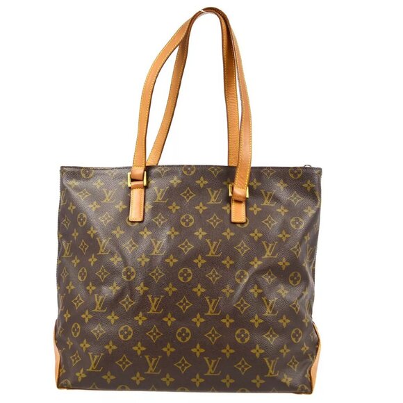 LOUIS VUITTON CABAS MEZZO HAND TOTE BAG PURSE MONOGRAM - Picture 1 of 9